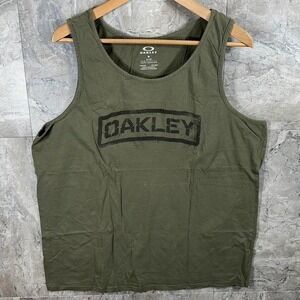Vintage 90s Y2K Oakley green tank top Shirt Men's Size XL  #skater #summer
